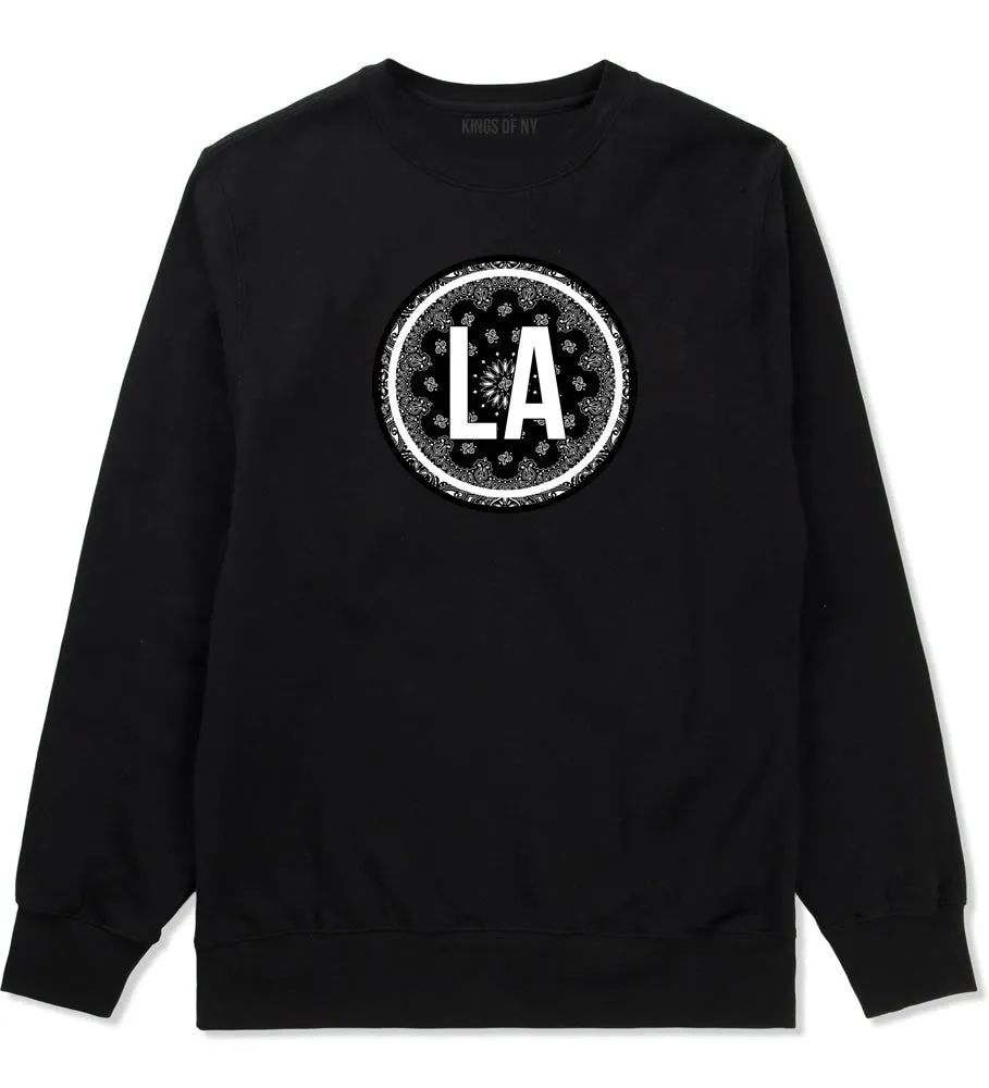 LA Bandana Print Los Angeles Crewneck Sweatshirt