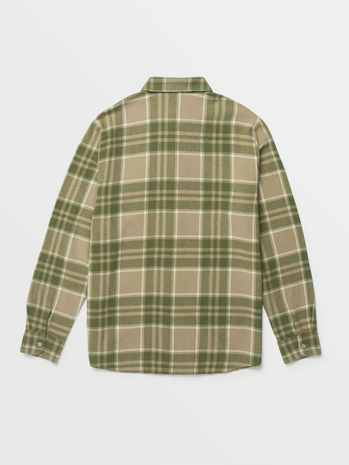 Leland Long Sleeve Flannel - Khaki