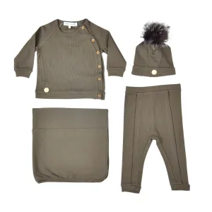 Lenny | Khaki Personalised Baby Gift Set (5)