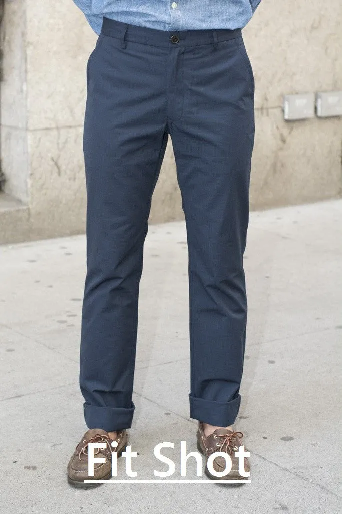 Mawney (Standard) - Dark Navy Stretch Midwale Corduroy Chino