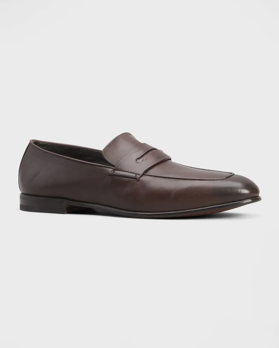 Men's leather penny loafers Lasola ZEGNA