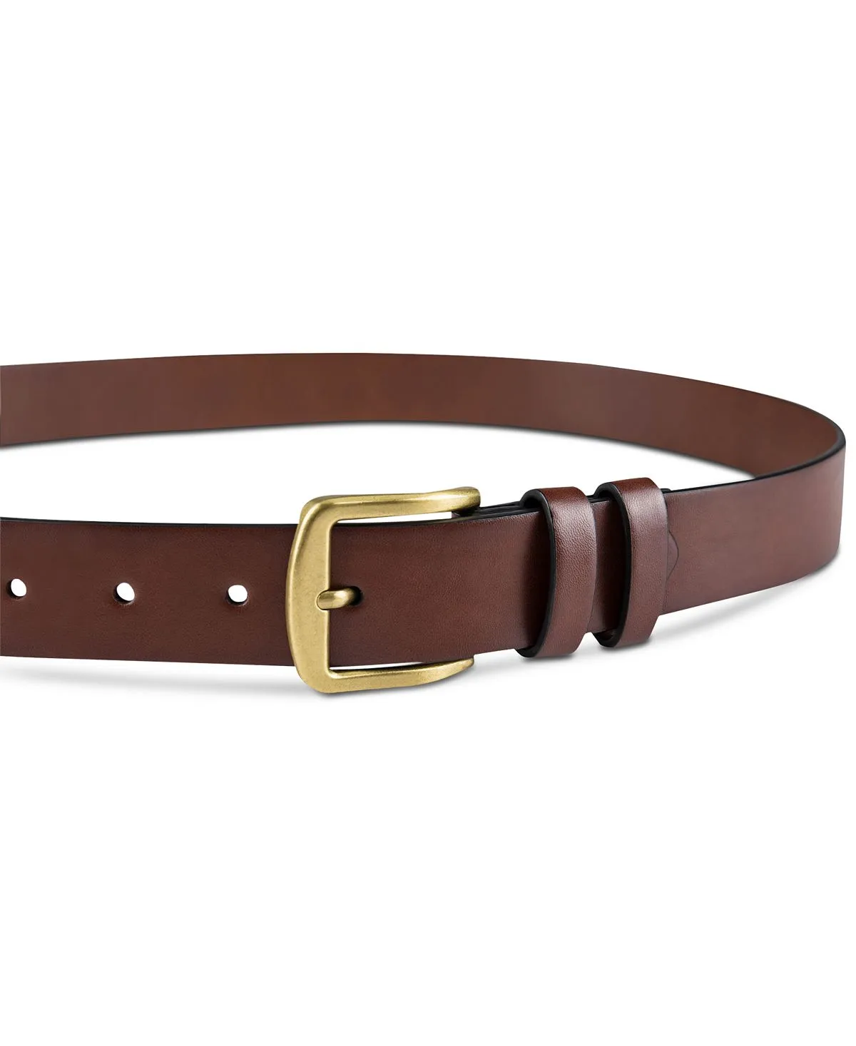 Men's Polished Edge Belt Created for Macy's Club Room