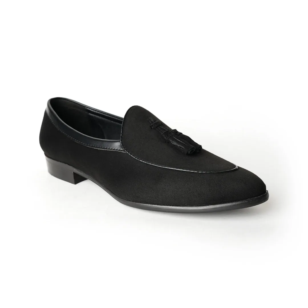 Monkstory Tassel Slip-Ons - Black