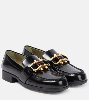 Monsieur Bottega Veneta leather loafers, black