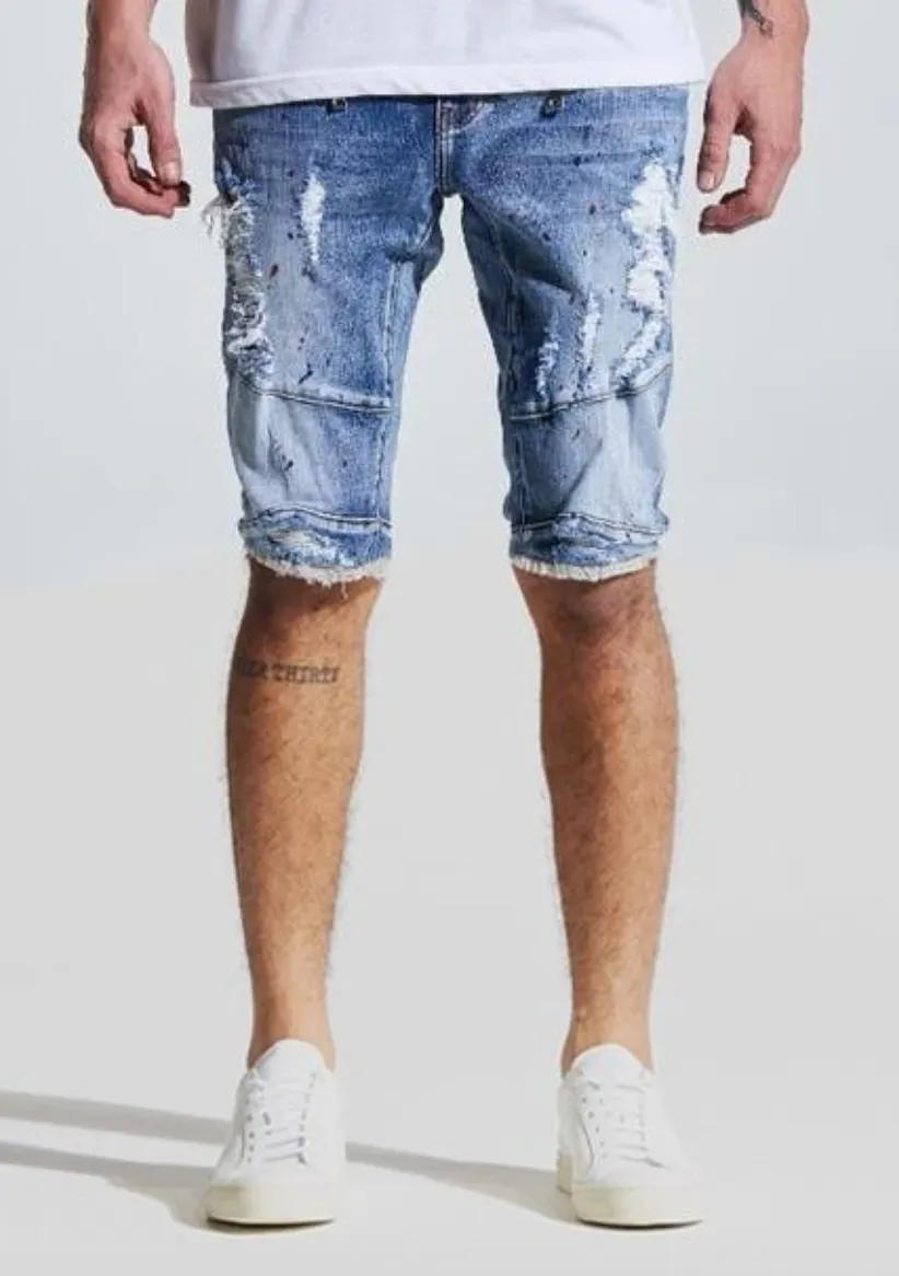 Montana Denim Shorts (Light Blue)