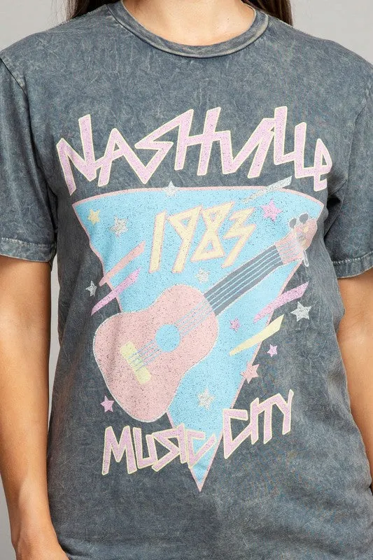 Nashville Music City Graphic Top *Online Only*