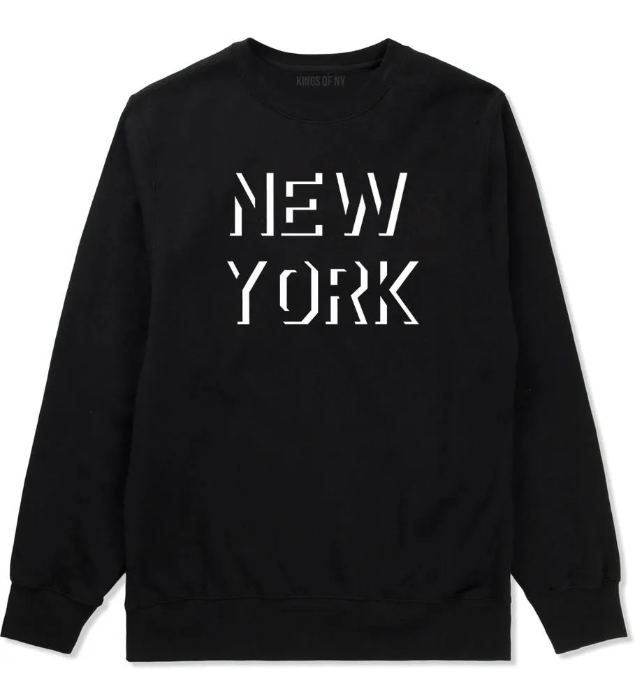 New York Shadow Logo Crewneck Sweatshirt