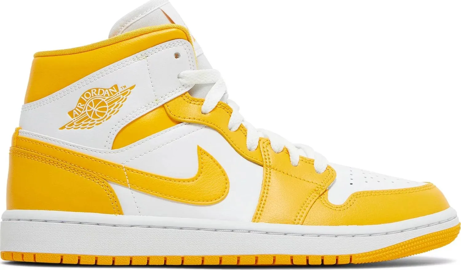 Nike Air Jordan Wmns Air 1 Mid, yellow/white