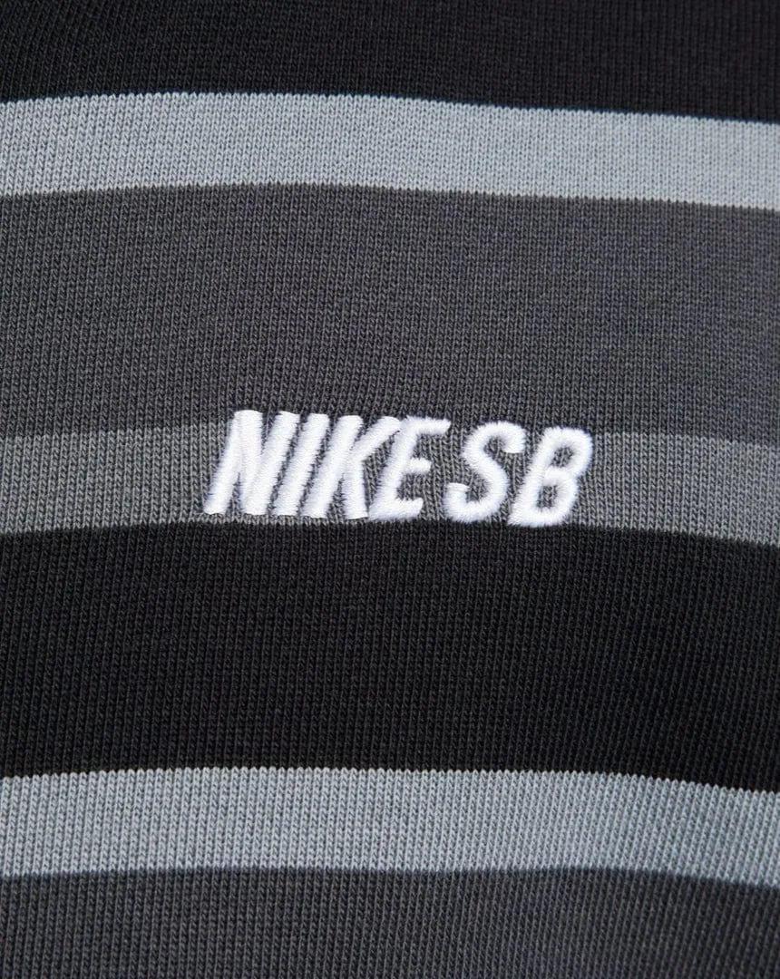 Nike SB Full Zip Stripe Hoodie - Cool Grey / Anthracite