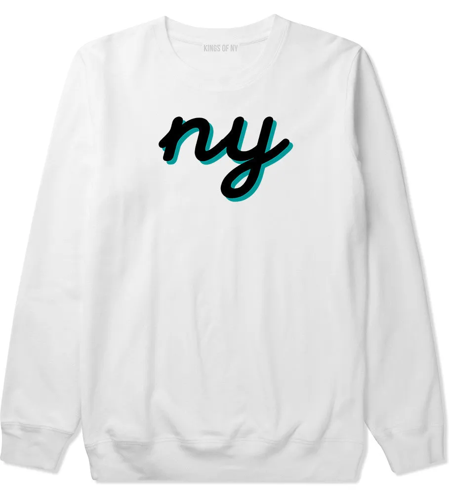 NY lower case script Crewneck Sweatshirt