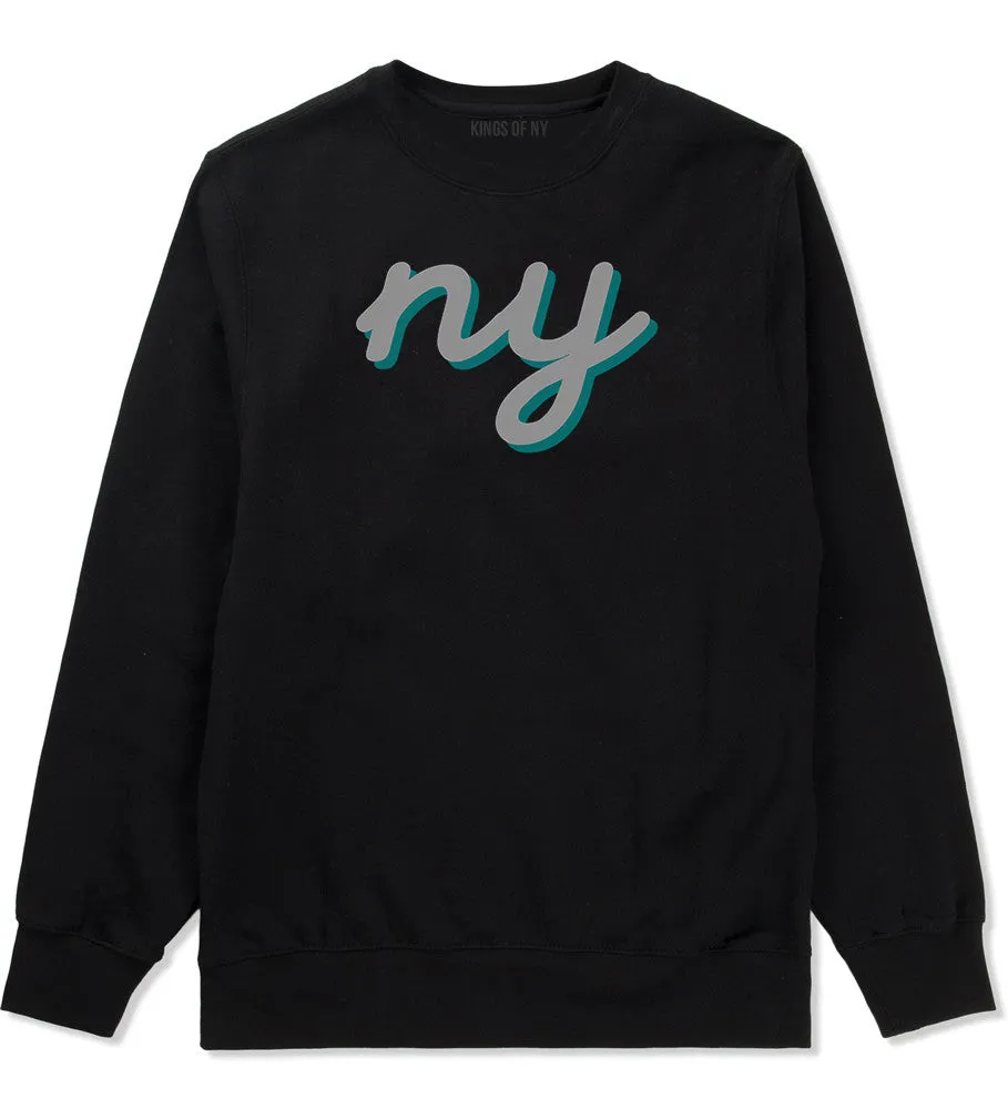 NY lower case script Crewneck Sweatshirt