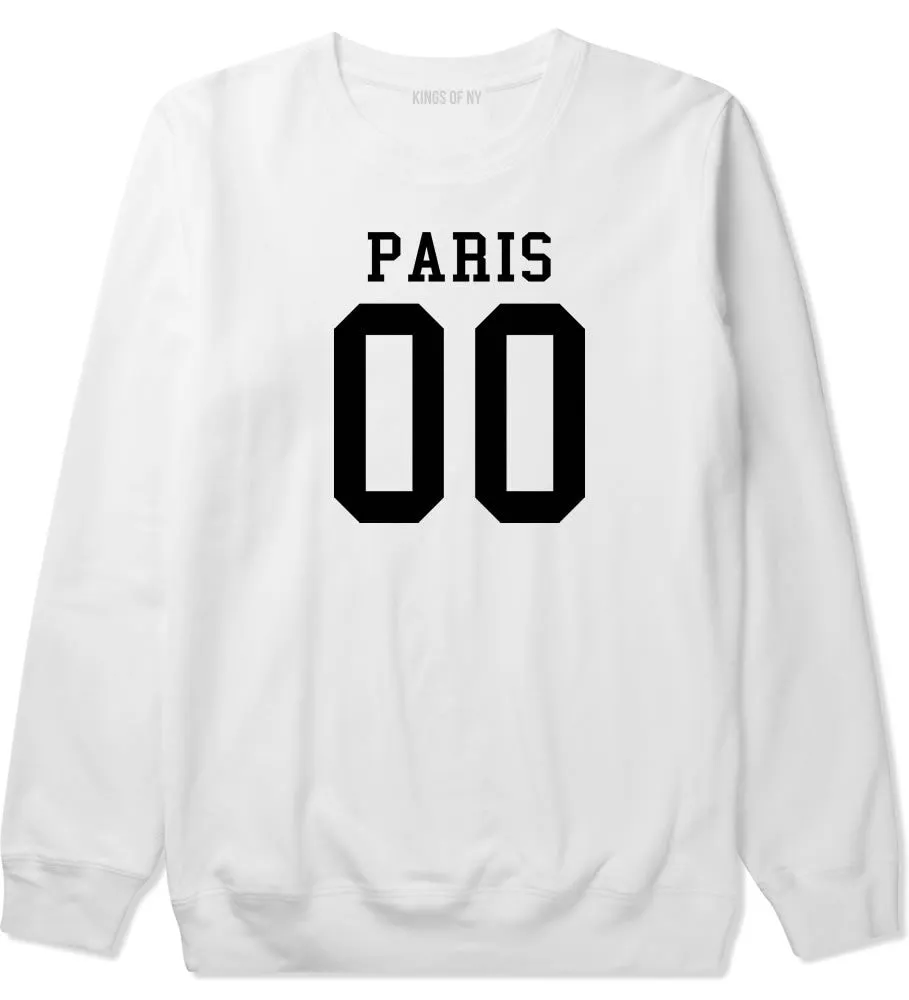 Paris Team 00 Jersey Crewneck Sweatshirt