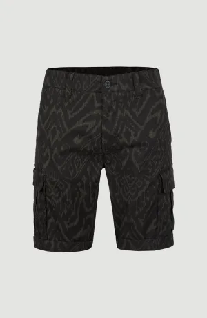 Park Cargo Short | Black Tonal Magic Carpet