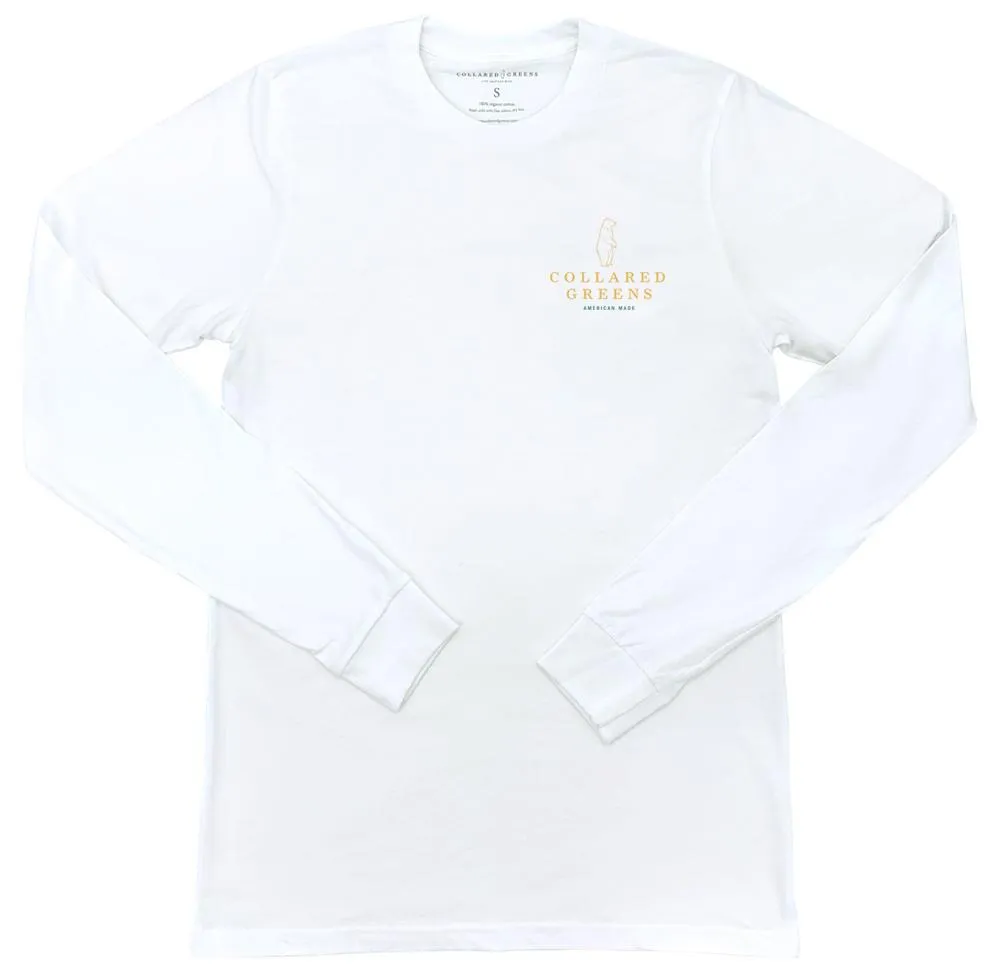 Pointer Surfer: Long Sleeve T-Shirt - White