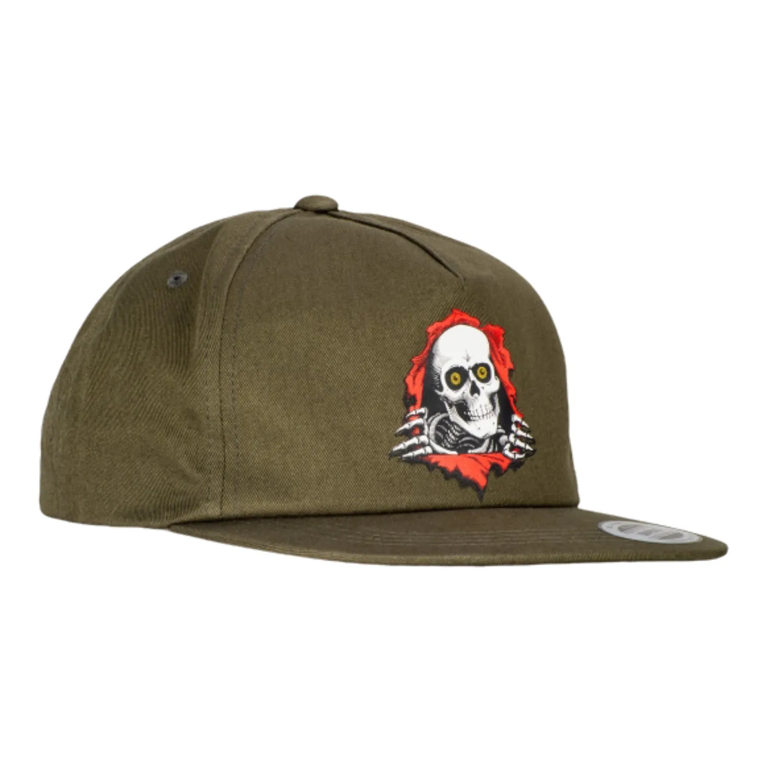 Powell Peralta Ripper "2" Snap Back Cap - Military Green