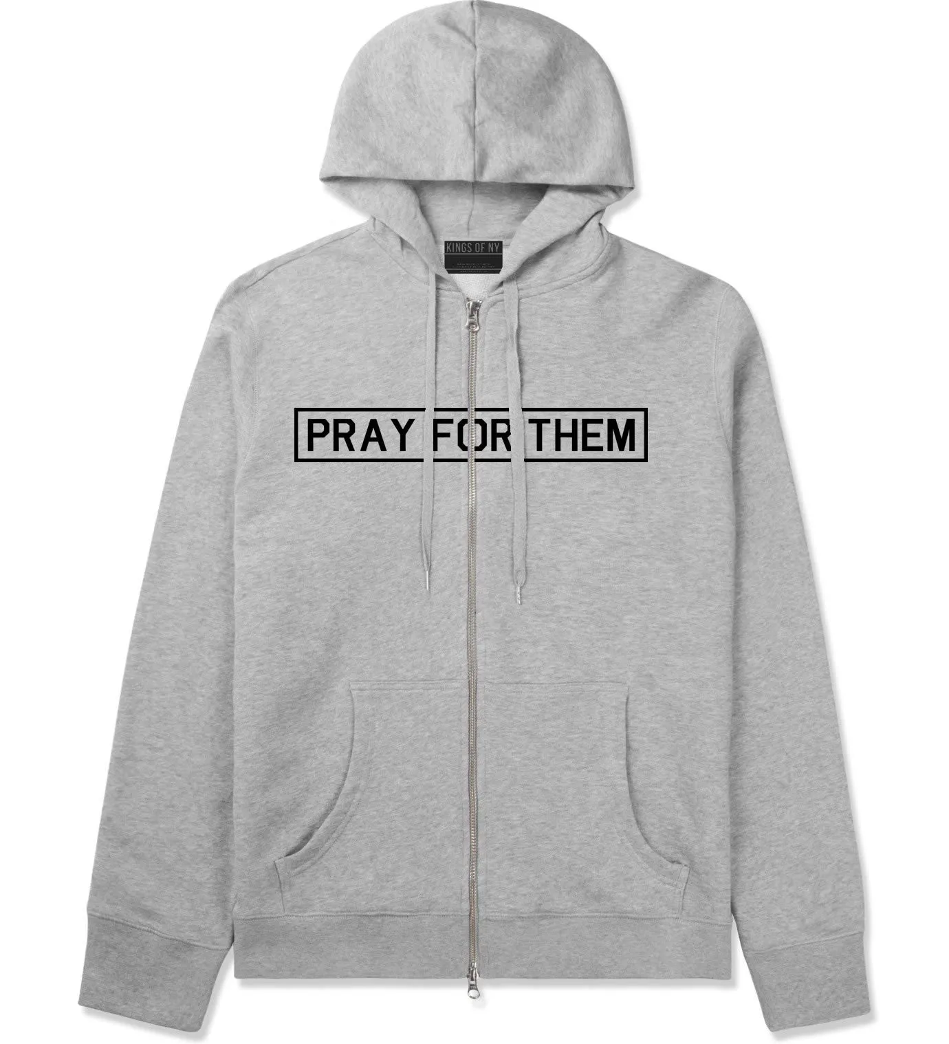 Pray For Them Fall15 Zip Up Hoodie Hoody