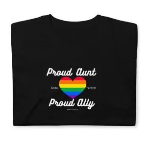 Proud Aunt Ally Pride Short-Sleeve Unisex T-Shirt