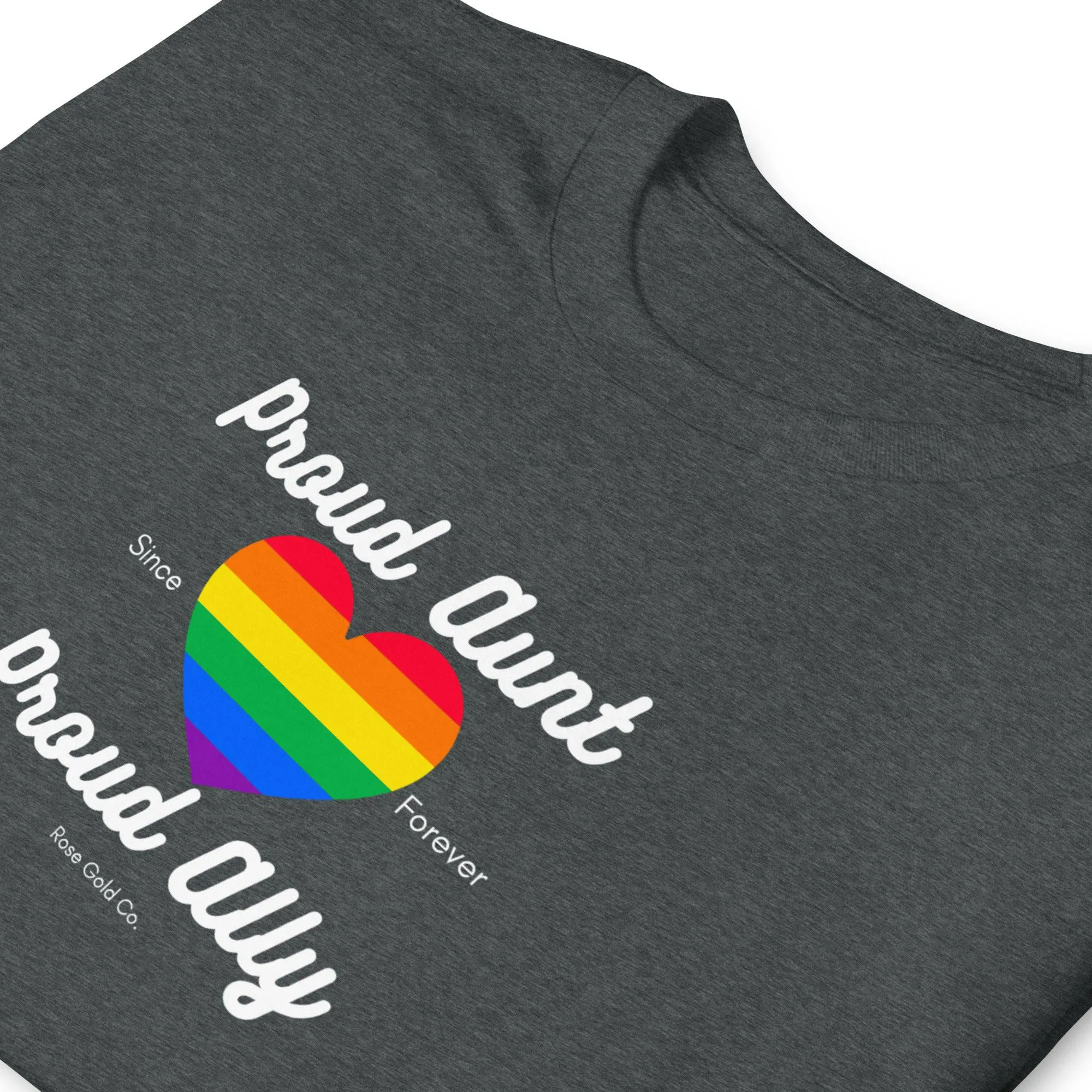 Proud Aunt Ally Pride Short-Sleeve Unisex T-Shirt