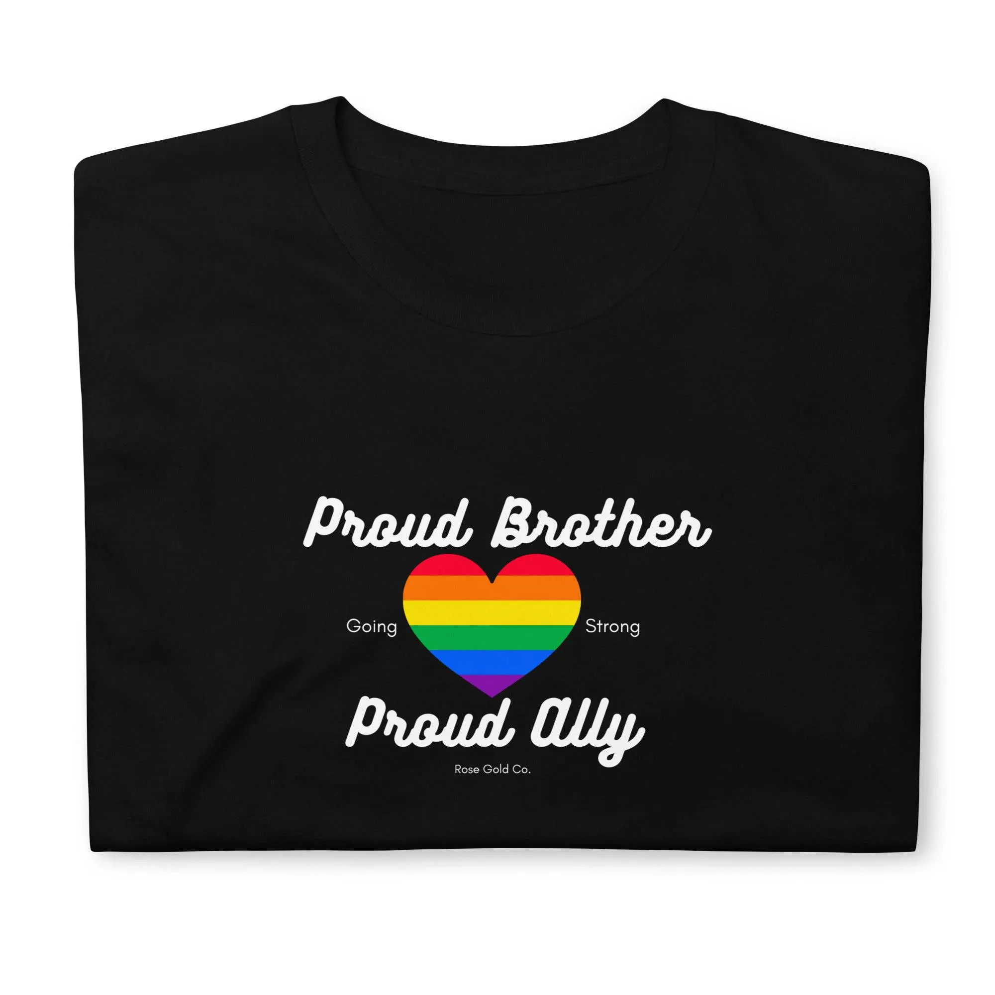 Proud Brother Ally Pride Short-Sleeve Unisex T-Shirt