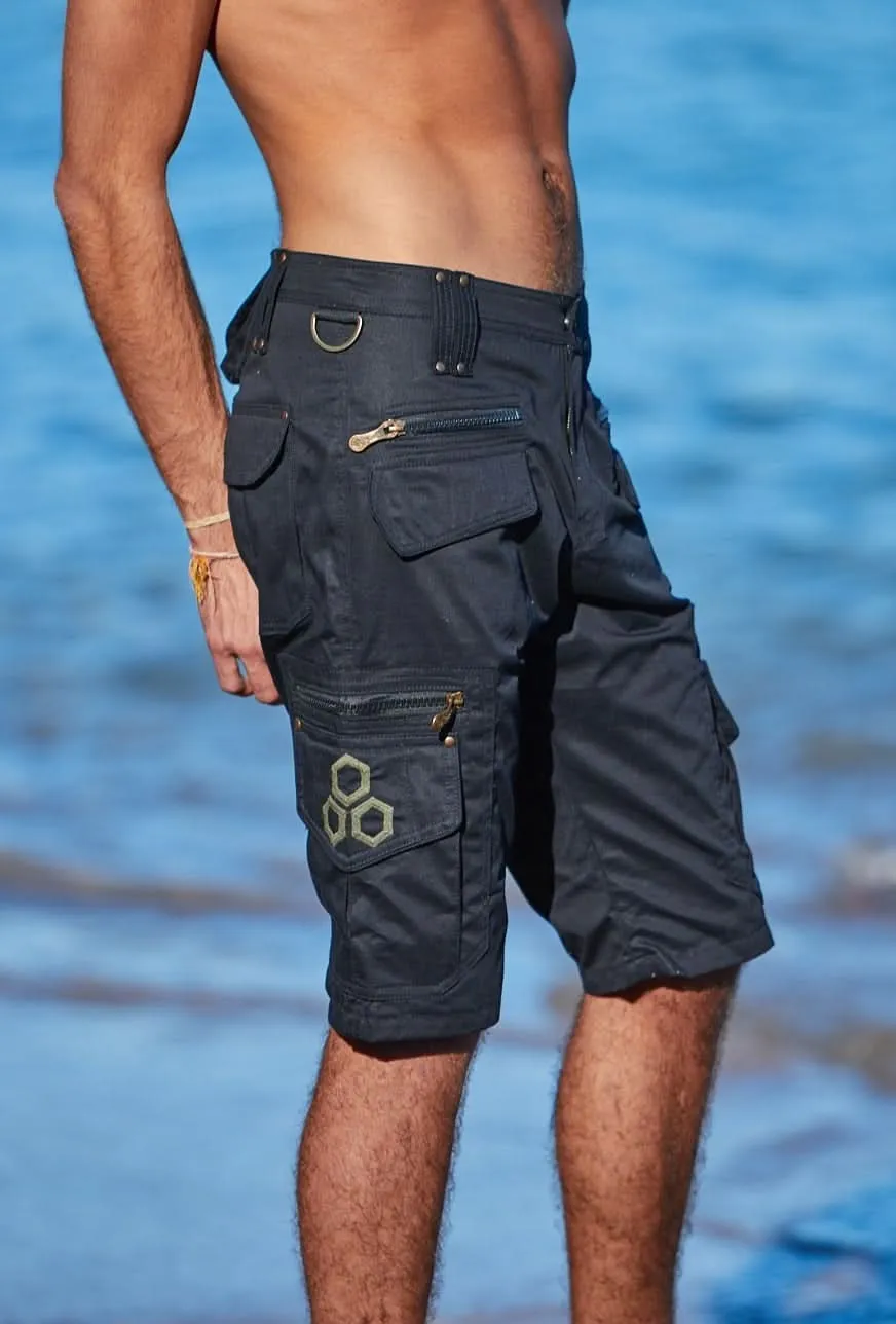 Psy Cargo Shorts  - Black