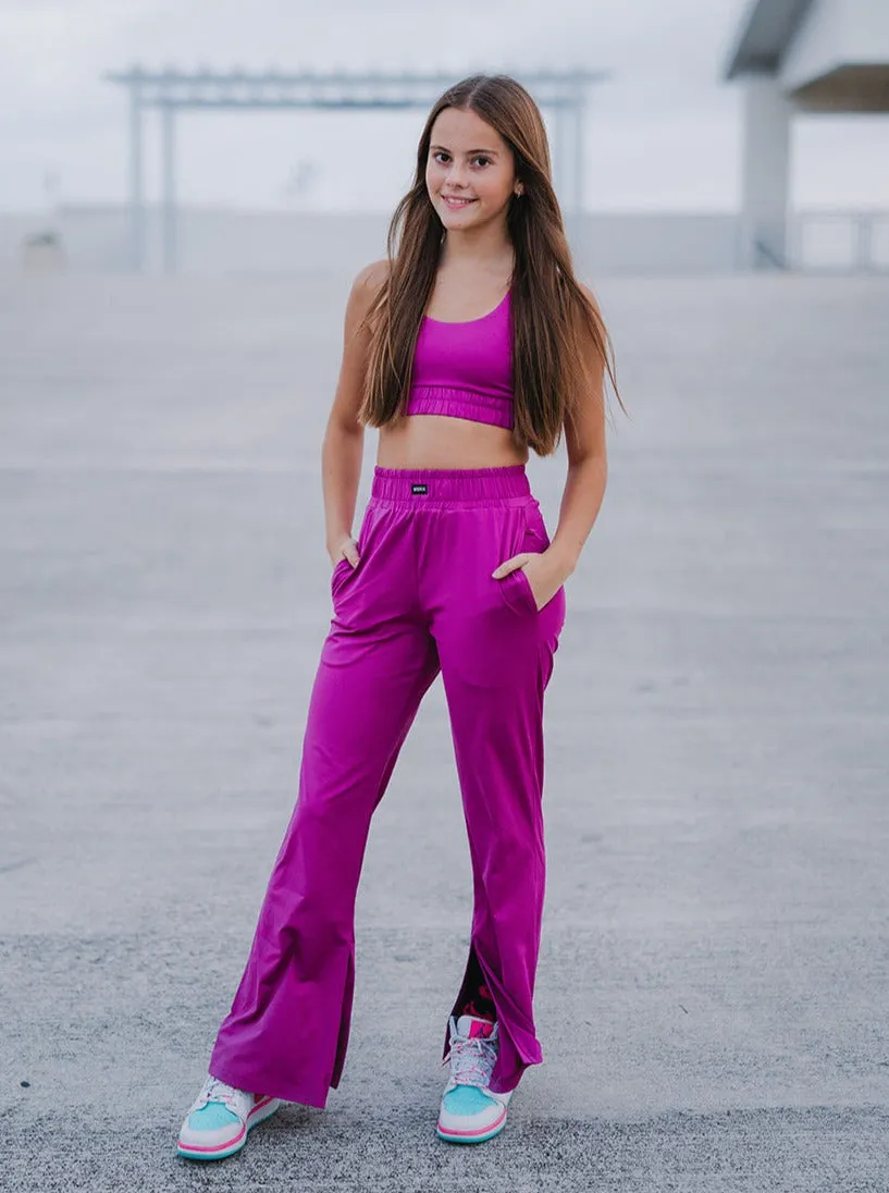 Raspberry Track Pant