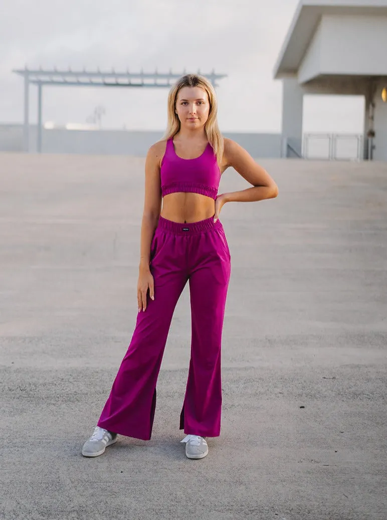 Raspberry Track Pant