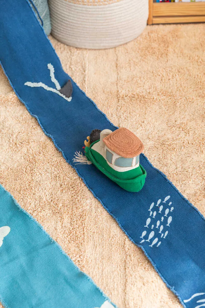 RIDE & ROLL TOY SEA CLEAN UP BOAT SET