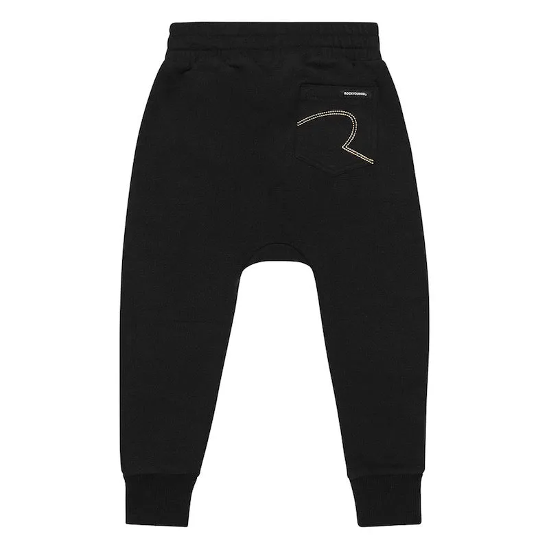 Rock Your Kid Black Track Pants