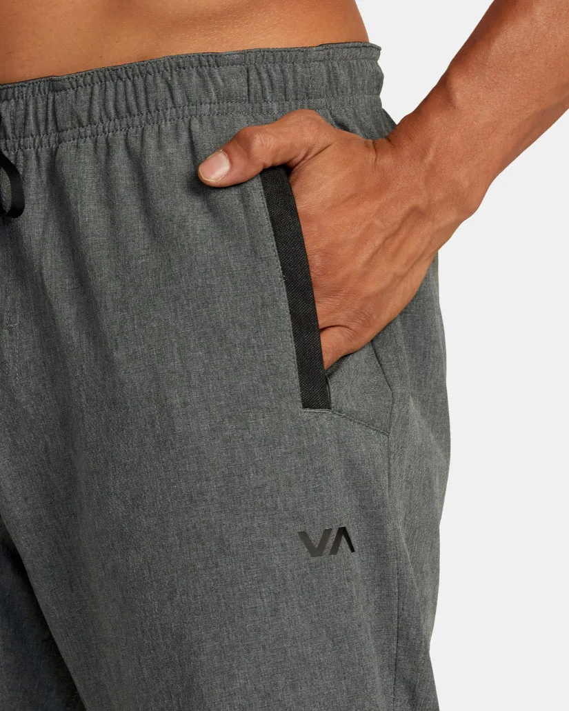 RVCA YOGGER TRACK PANTS II - CHARCOAL HEATHER