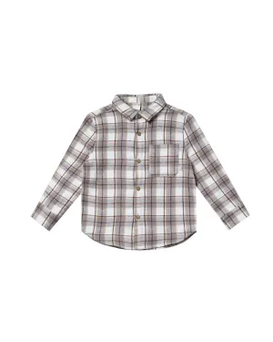 Rylee & Cru Blue Flannel Collar Shirt