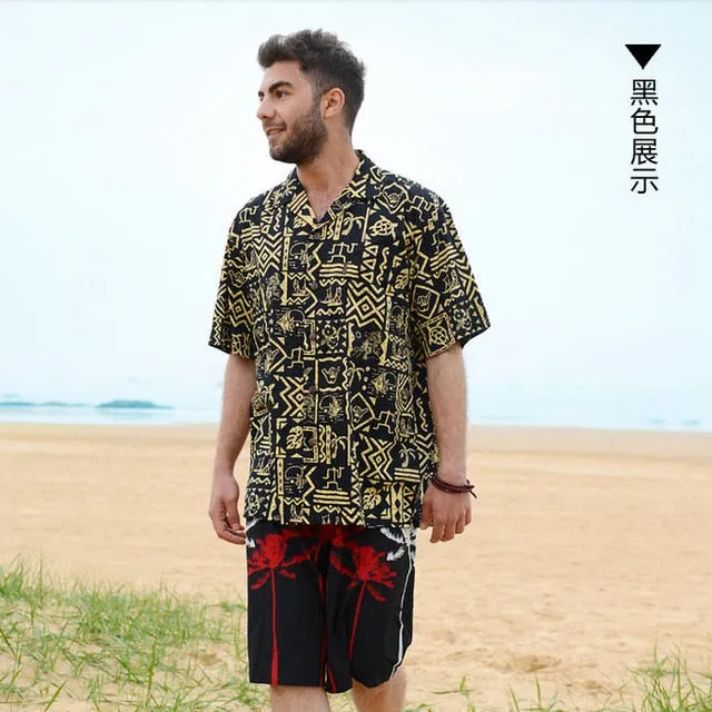 Short Sleeve Casual Shirt Men's