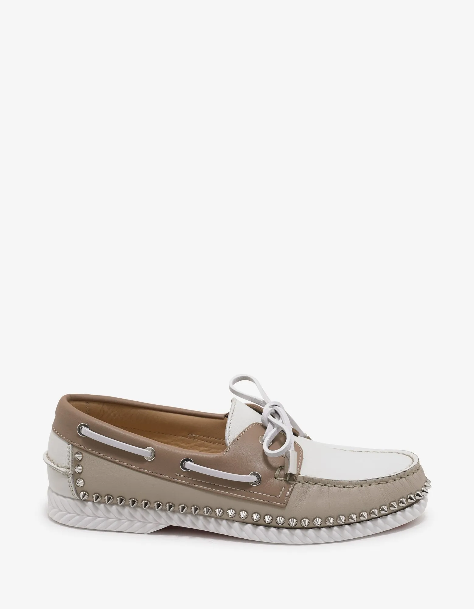 Steckel Colombe Beige Boat Shoes