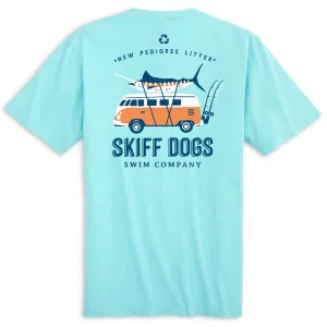 Summer Catch: Pocket Short Sleeve T-Shirt - Aqua