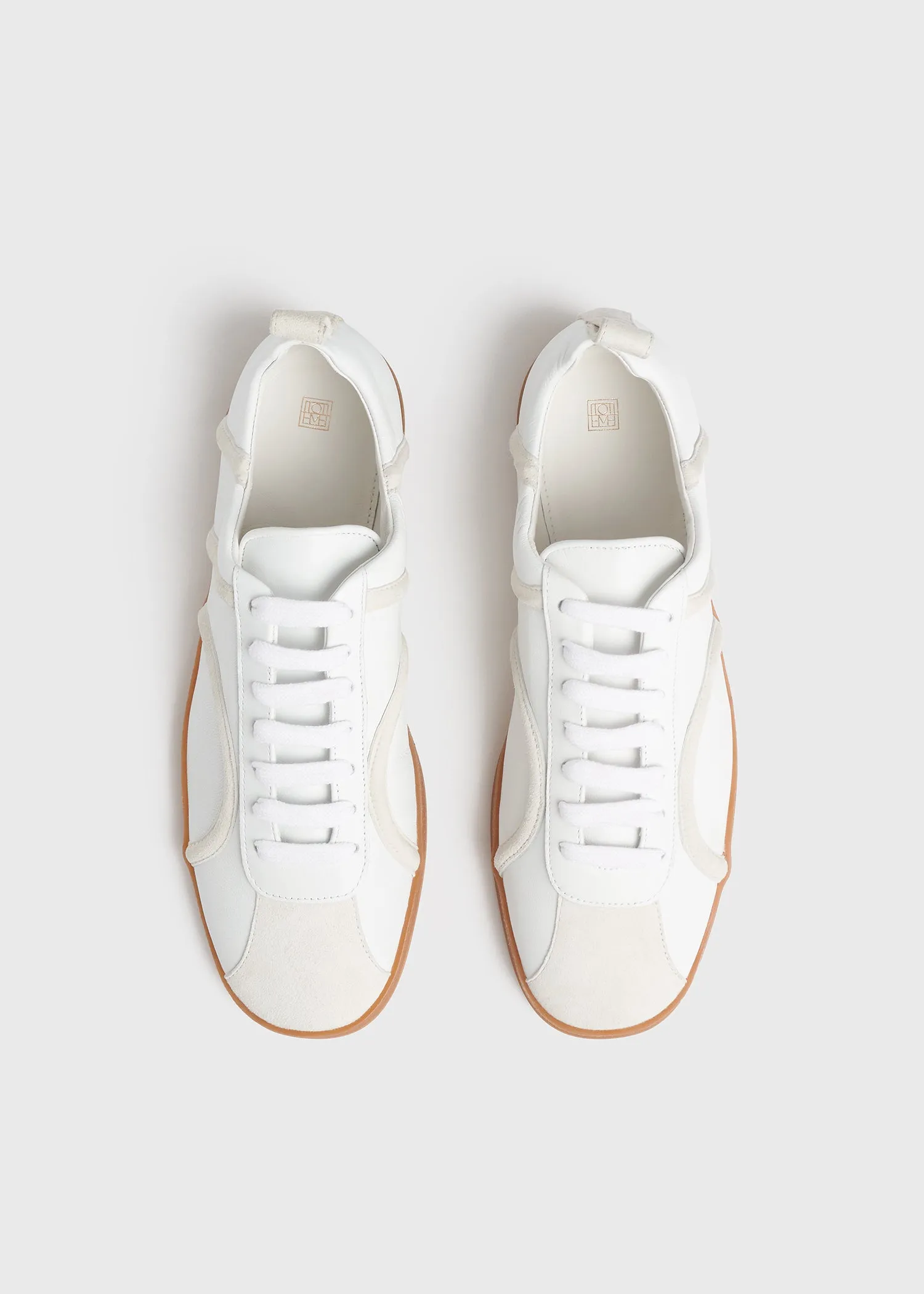 The Leather Sneaker off-white