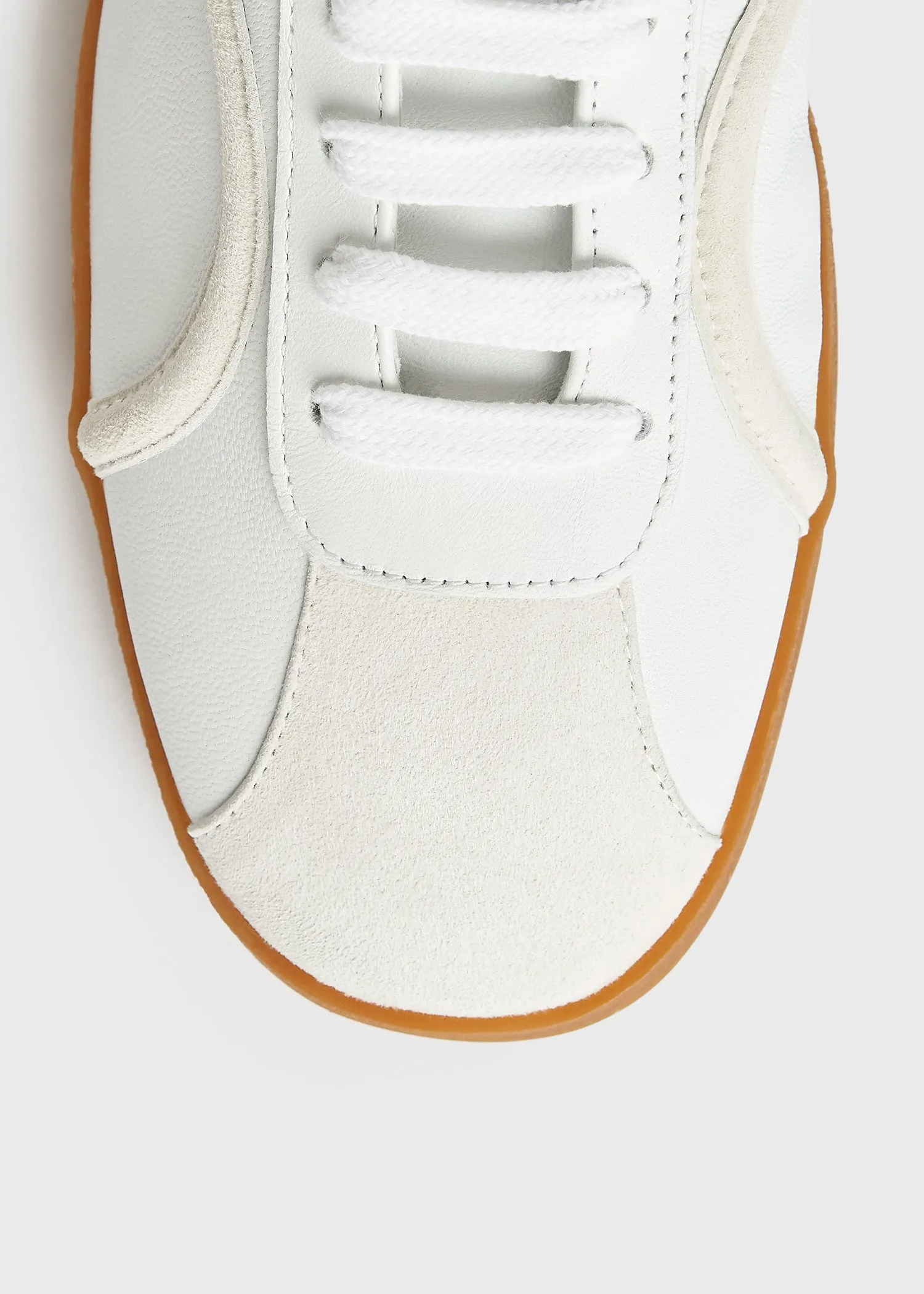 The Leather Sneaker off-white