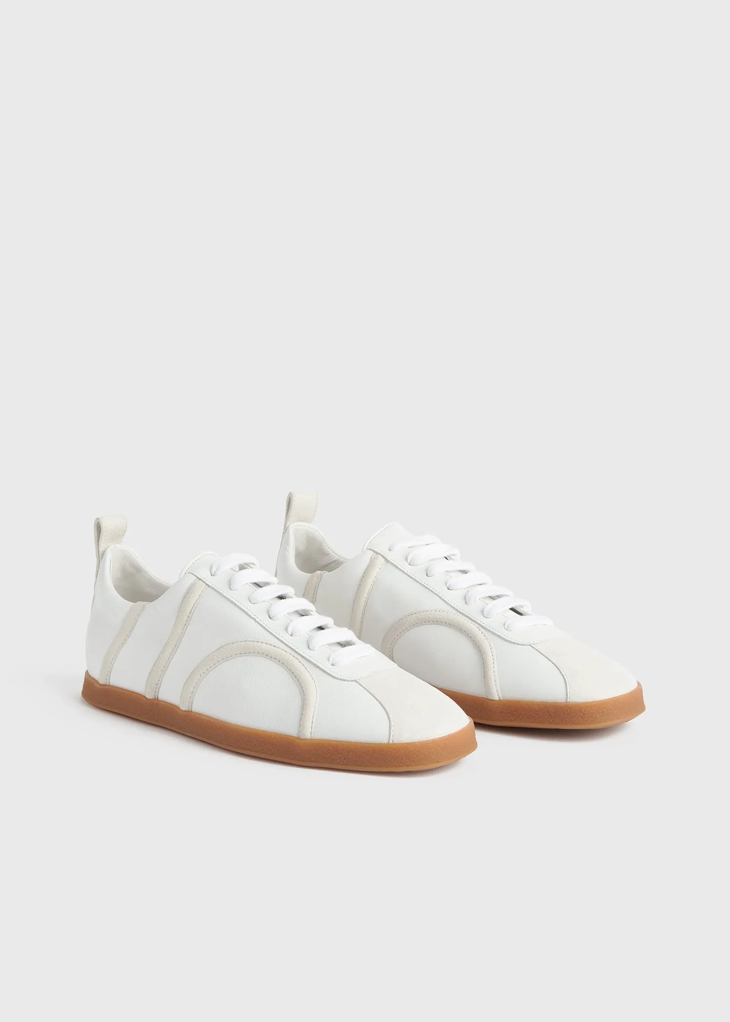 The Leather Sneaker off-white