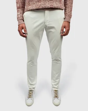 VINCENT & FRANKS S197558GD WHITE STRETCH CHINOS