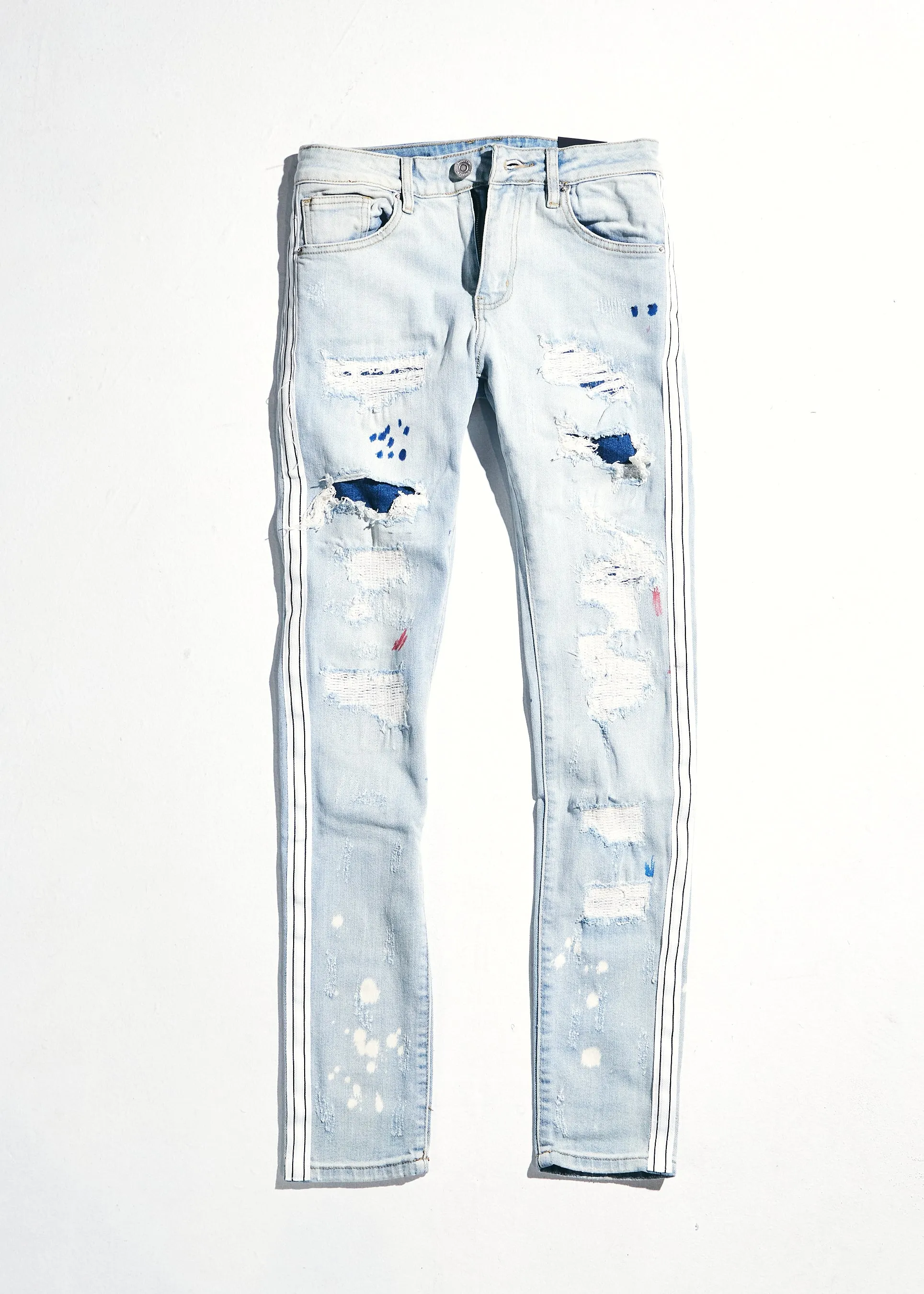 Willups Stripe Denim (Blue/White)