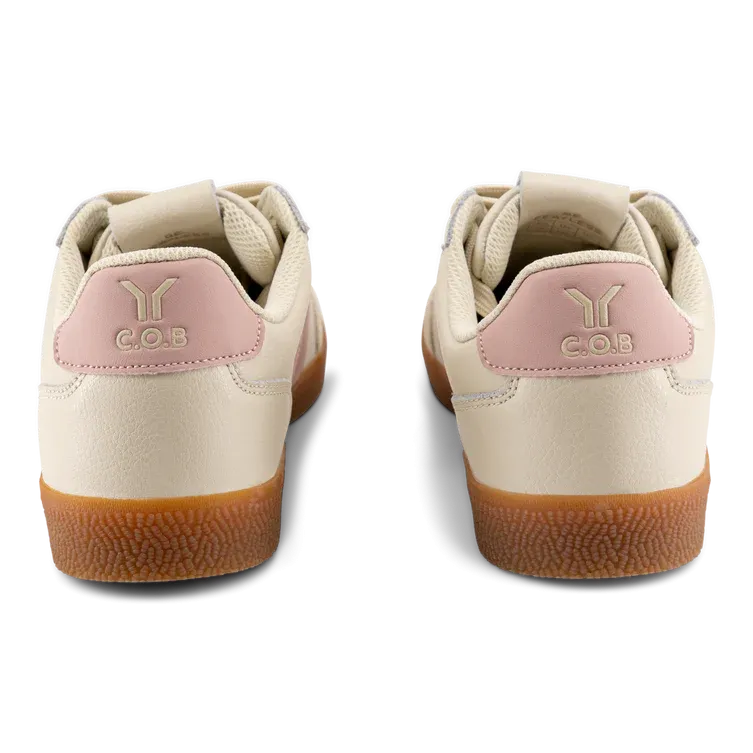 WOMEN'S C.O.B by CULTURE OF BRAVE FEARLESS SNEAKER | BEIGE / PINK WINGS