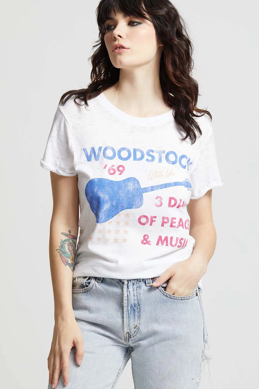 Woodstock 1969 Guitar Tee