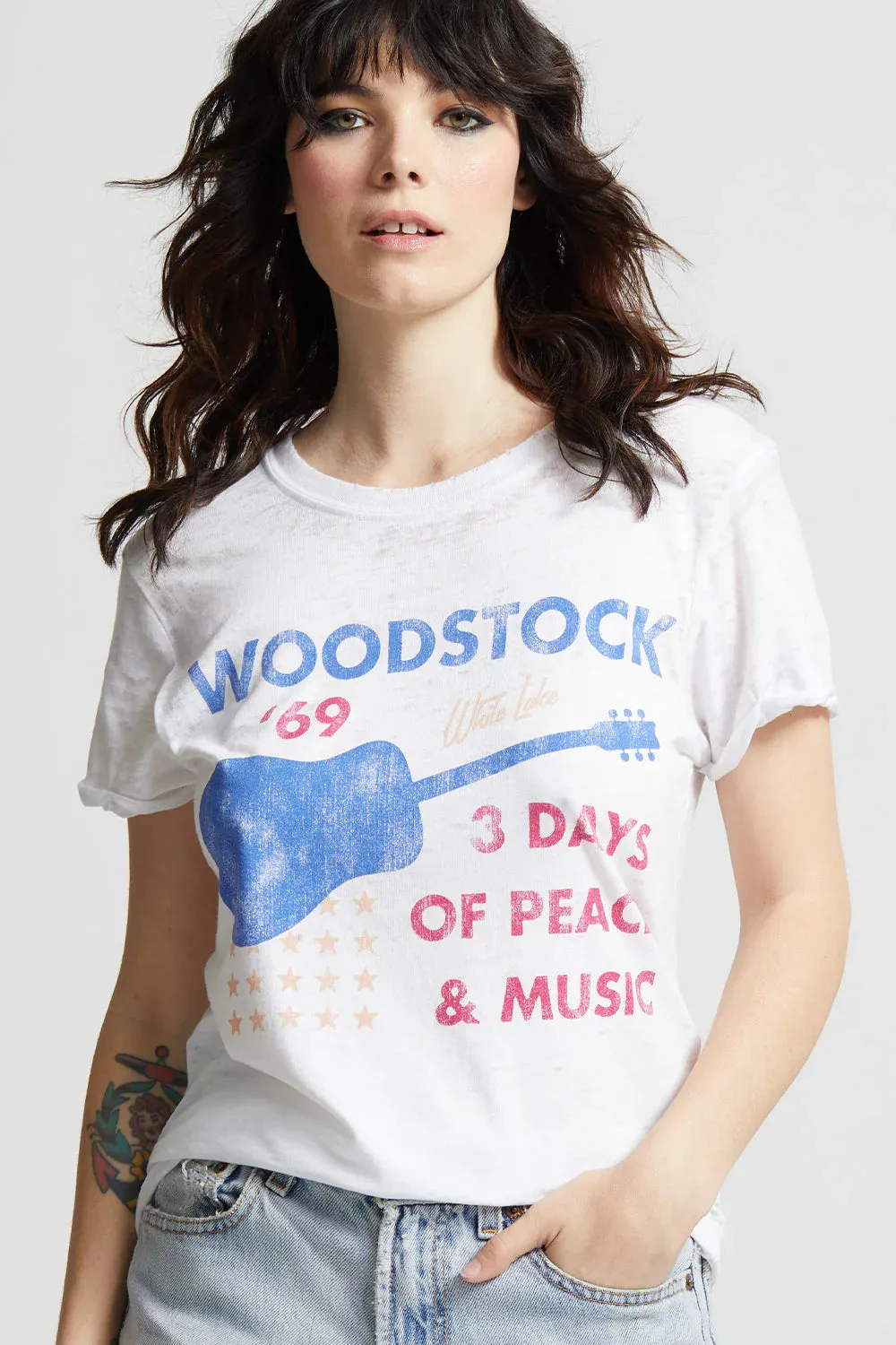 Woodstock 1969 Guitar Tee