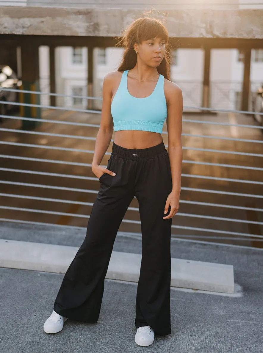 Youth Black Track Pant